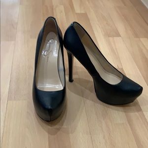 👠 Jessica Simpson Classic Black Platform Heels 👠